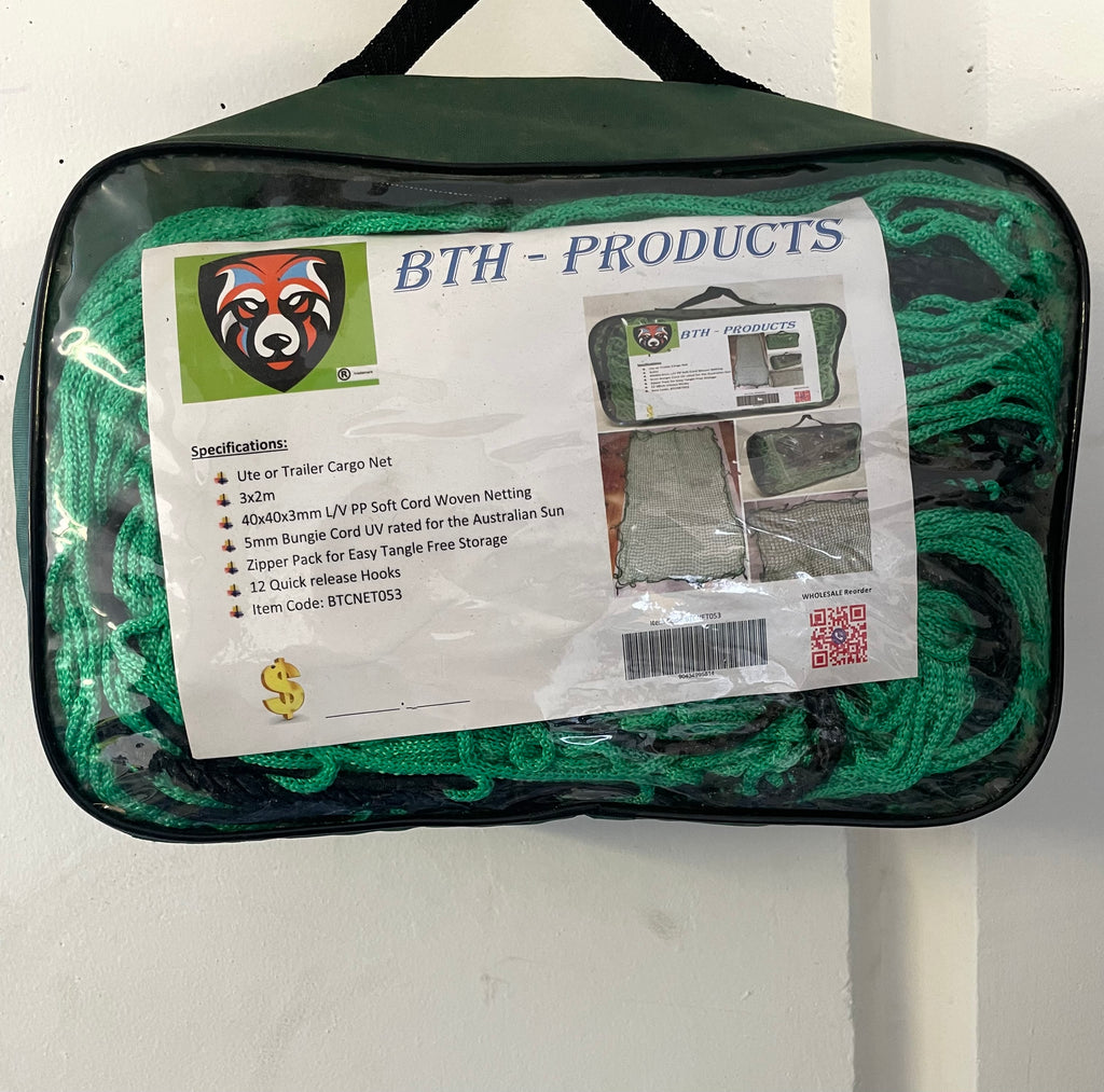 Cargo Net With Bungee Cord & Hooks