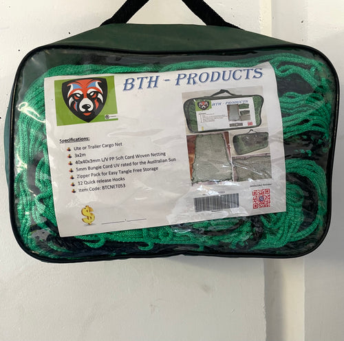 Cargo Net With Bungee Cord & Hooks